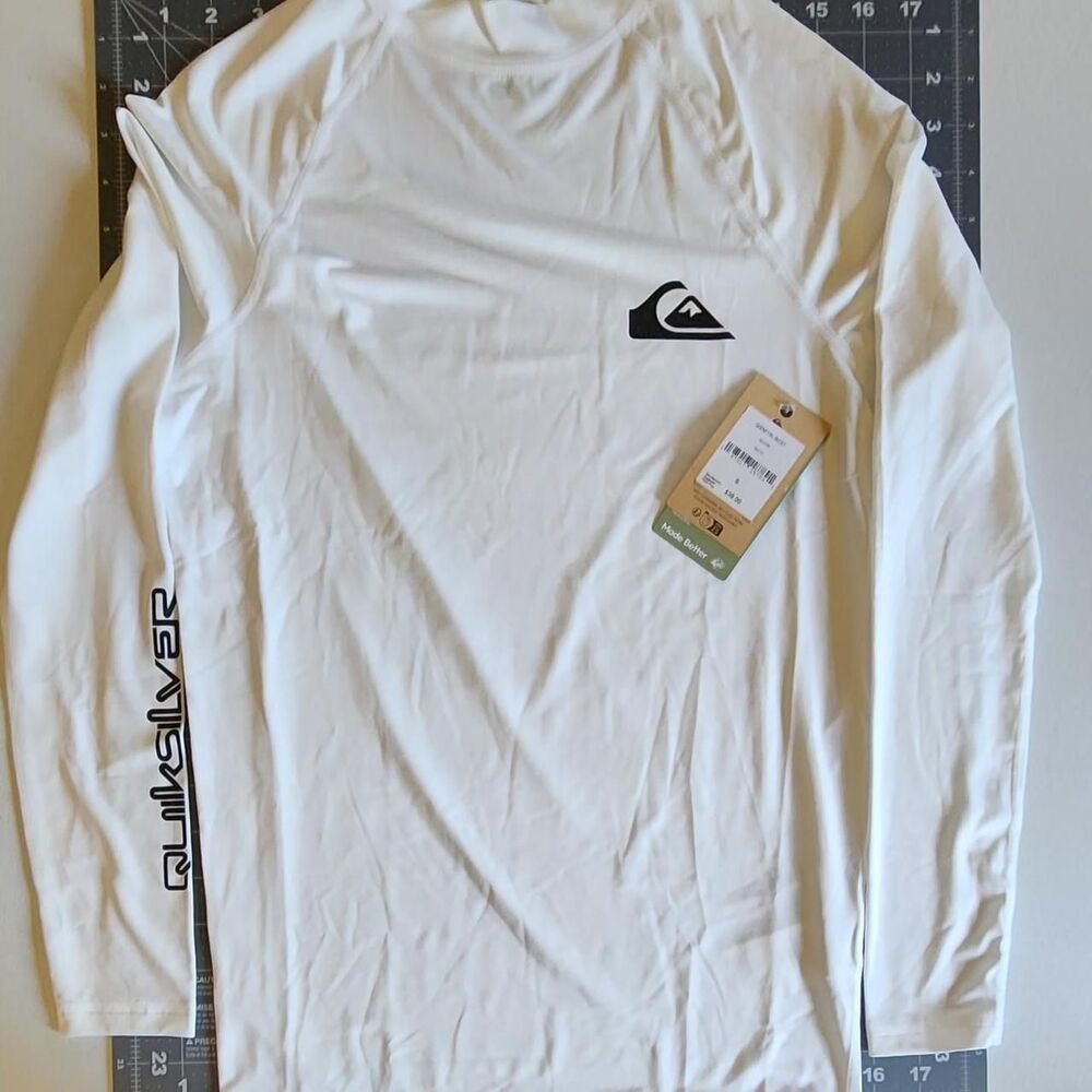 Quiksilver Men's White Swim